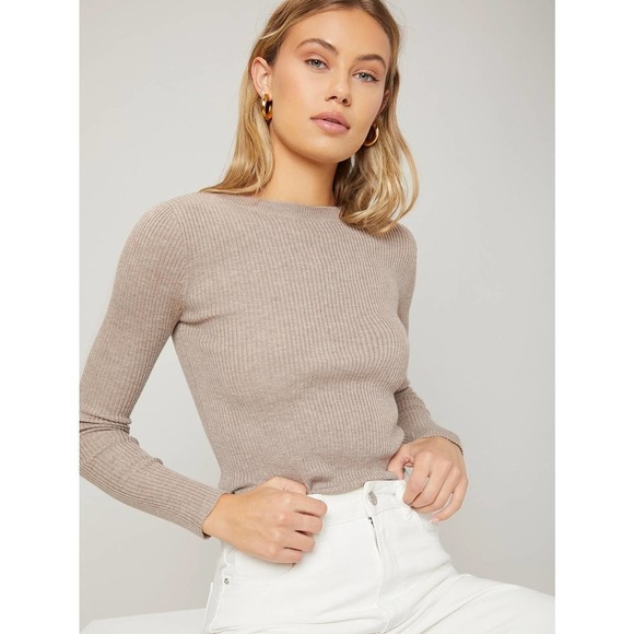 RECYCLED POLYESTER SLIM SWEATER business casual workwear black - Picture 3 of 13